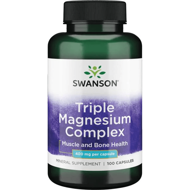 TRIPLE MAGNESIUM COMPLEX 100 Cápsulas 400 mg c/u1