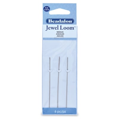 JEWEL LOOM NEEDLES 3.125 IN (8 CM) 6 PC/CD-