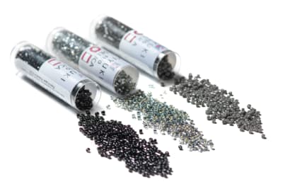 11/0 DELICA X 3GR/TB NEGROS Y GRISES