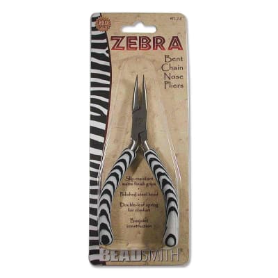 PINZAS ACERO PARA BISUTERIA COLECCIÓN ZEBRA