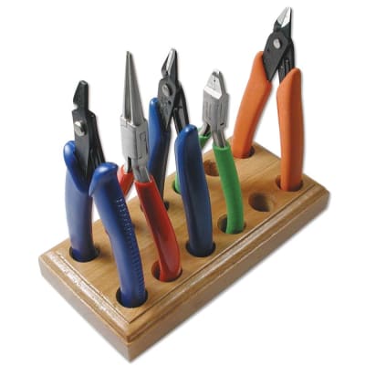 6 PLIER WOODEN STAND