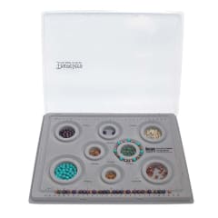 TABLA DISEÑO PARA BRACELET BEAD BOARDW/ 8SIZES +W/LID-FLOCKED 2