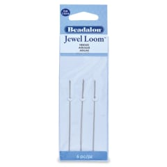 JEWEL LOOM NEEDLES 3.125 IN (8 CM) 6 PC/CD- 0