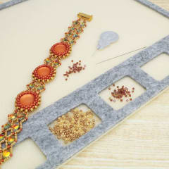 11X14IN SEED BEAD MAT W/7 CAVITIES 0