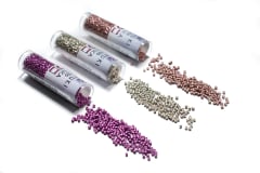 11/0 DELICA X 3GR/TB METALICOS MATE 2