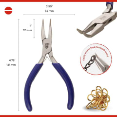 PINZA CON PUNTA PICO LORO BENT CHAINNOSE ECON PLIER 0