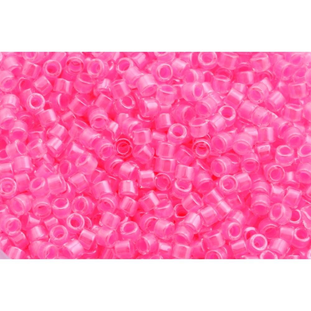 11/0 DELICA X 3GR VERDES Y LUMINOUS 215