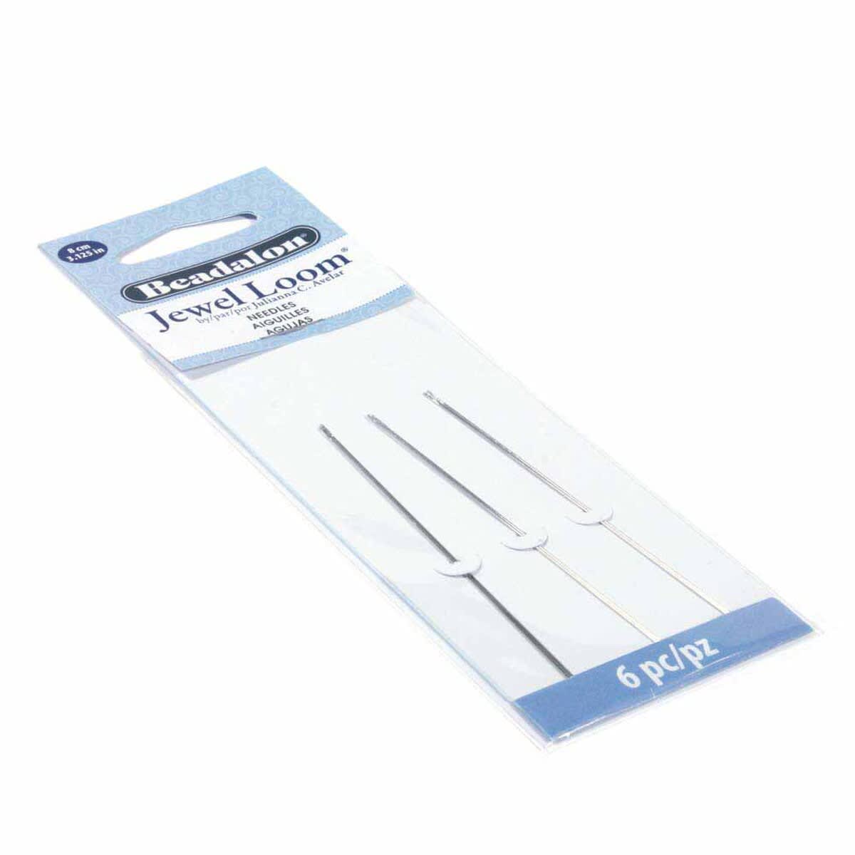 JEWEL LOOM NEEDLES 3.125 IN (8 CM) 6 PC/CD-3