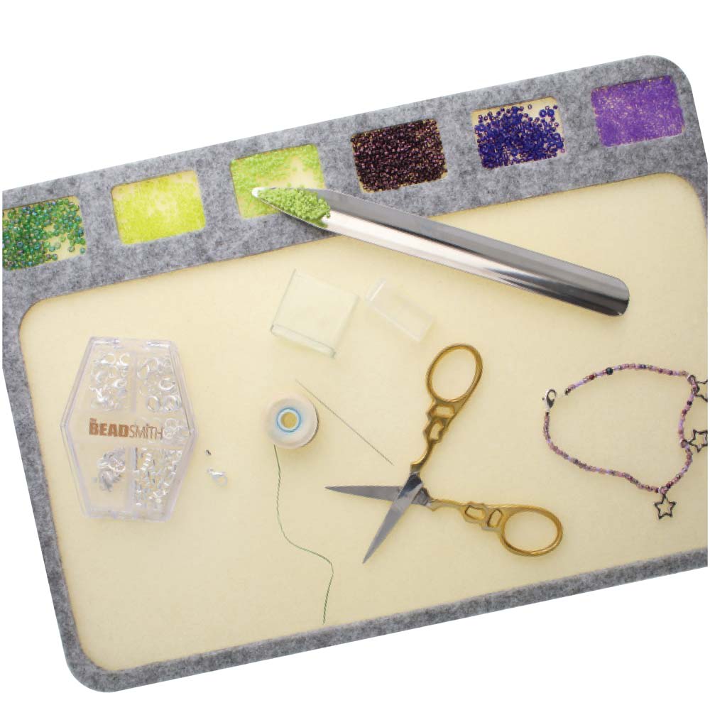 11X14IN SEED BEAD MAT W/7 CAVITIES3