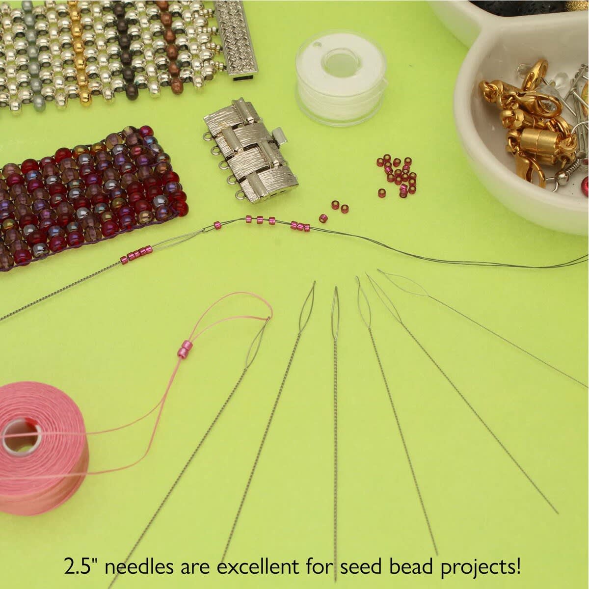 COLLAPSIBLE EYE NEEDLES 3 SZ ASST 2.5IN F M H-3/CD2