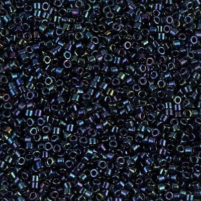 11/0 DELICA X 7.2GR/TB EFECTO IRIS25