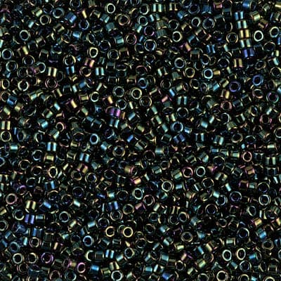 11/0 DELICA X 7.2GR/TB EFECTO IRIS1