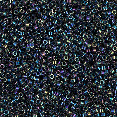 11/0 DELICA X 7.2GR/TB EFECTO IRIS3