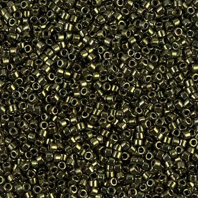 11/0 DELICA X 7.2GR/TB METALICOS BRILLOSOS A1