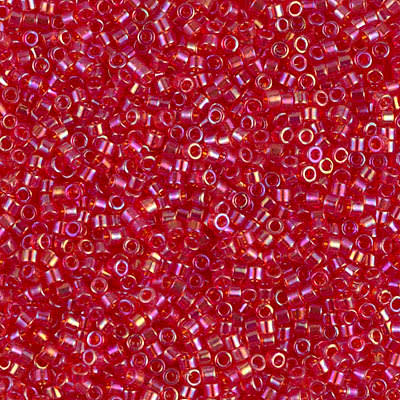 11/0 DELICA 3GR/TB ROJOS Y GUINDAS3