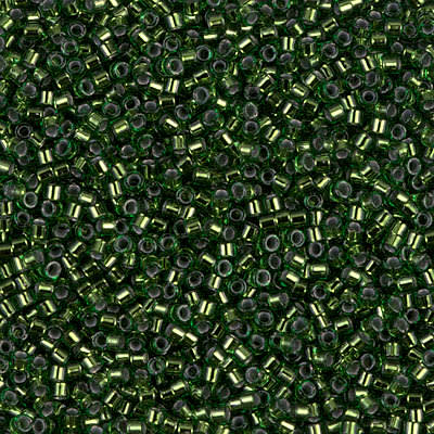 11/0 DELICA X 7.2GR/TB VERDES Y LUMINOUS14