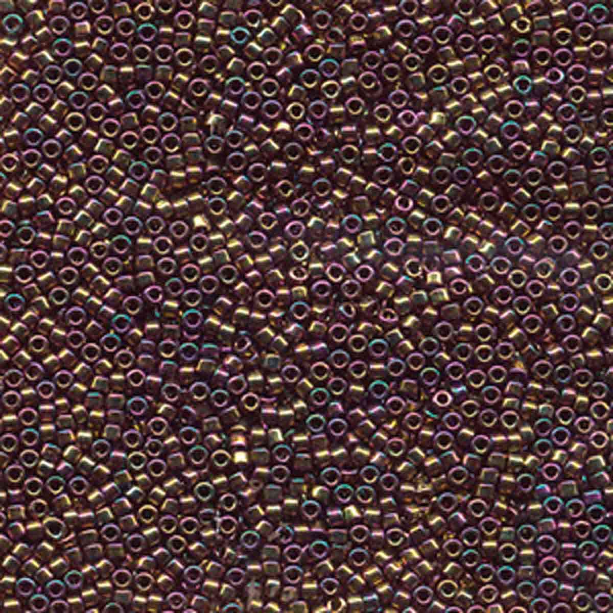 11/0 DELICA X 3GR/TB EFECTO IRIS4
