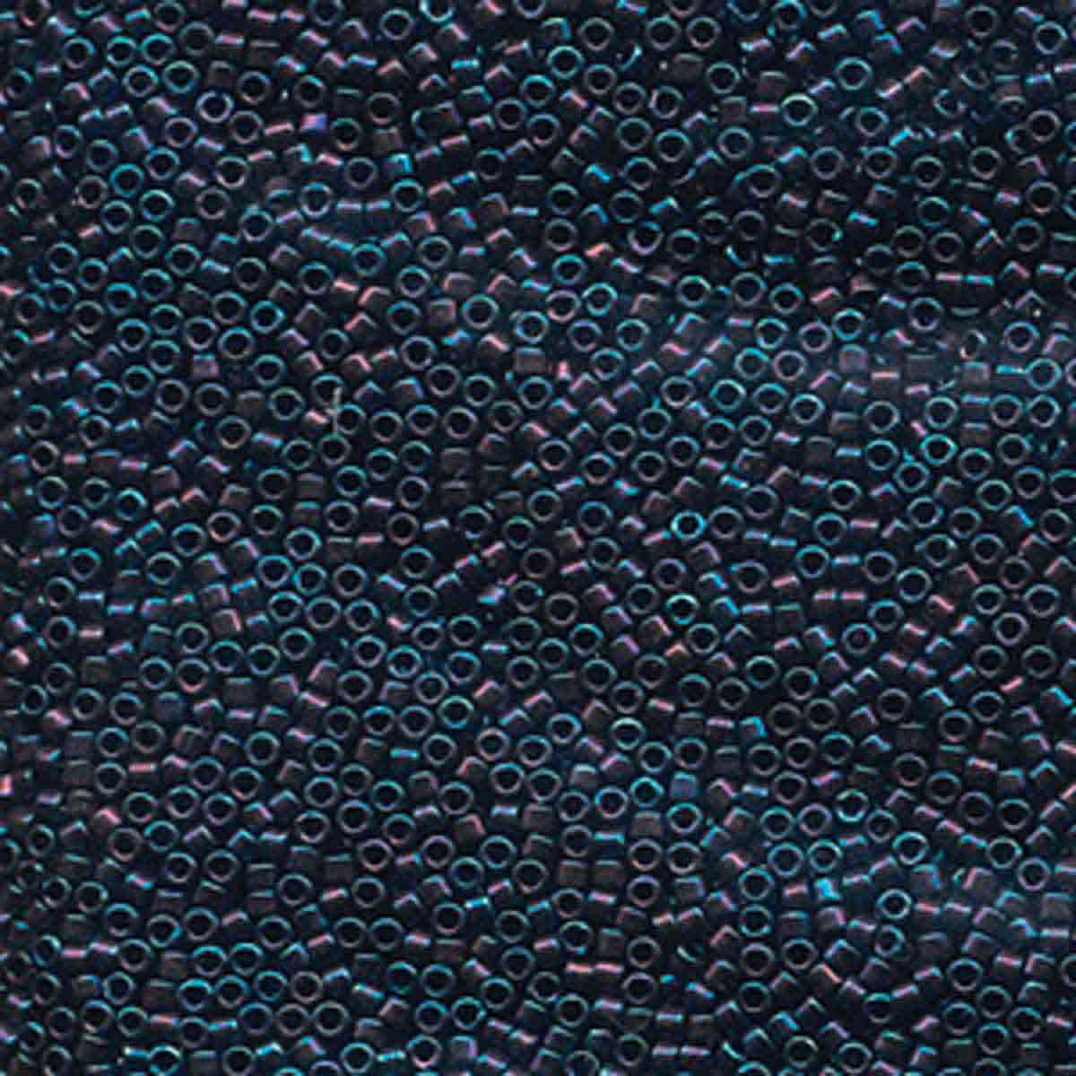 11/0 DELICA X 3GR/TB EFECTO IRIS10