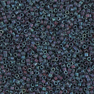 11/0 DELICA X 7.2GR/TB METALICOS MATE A34