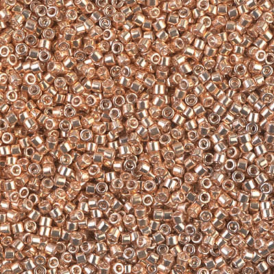 11/0 DELICA X 7.2GR/TB METALICOS BRILLOSOS B49