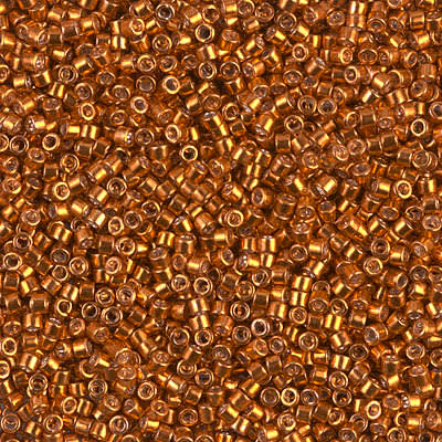 11/0 DELICA X 7.2GR/TB METALICOS BRILLOSOS B31