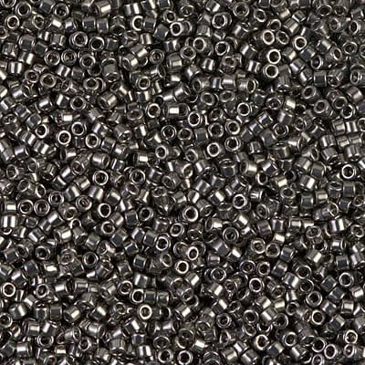 11/0 DELICA X 7.2GR/TB METALICOS BRILLOSOS B38