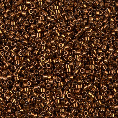 11/0 DELICA X 7.2GR/TB METALICOS BRILLOSOS B43