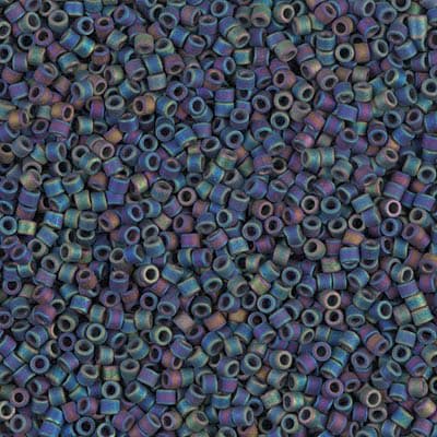 11/0 DELICA X 3GR/TB EFECTO IRIS5