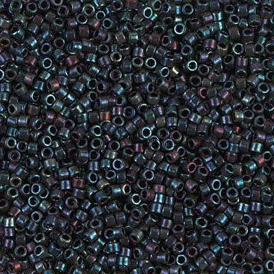11/0 DELICA X 7.2GR/TB EFECTO IRIS27
