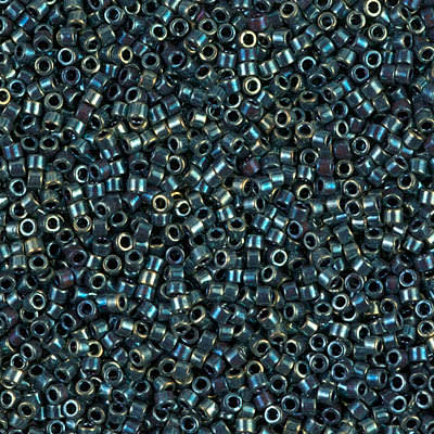 11/0 DELICA X 7.2GR/TB METALICOS BRILLOSOS A13