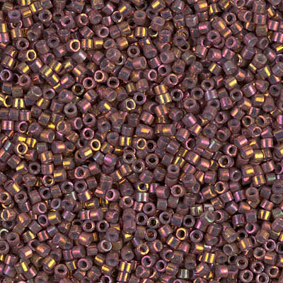 11/0 DELICA X 7.2GR/TB METALICOS BRILLOSOS A17