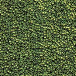 11/0 DELICA X 3GR VERDES Y LUMINOUS28