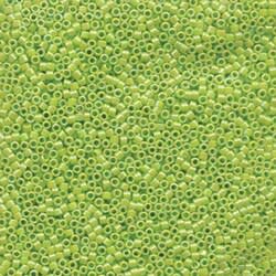 11/0 DELICA X 7.2GR/TB VERDES Y LUMINOUS48