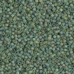 11/0 DELICA X 7.2GR/TB VERDES Y LUMINOUS B35