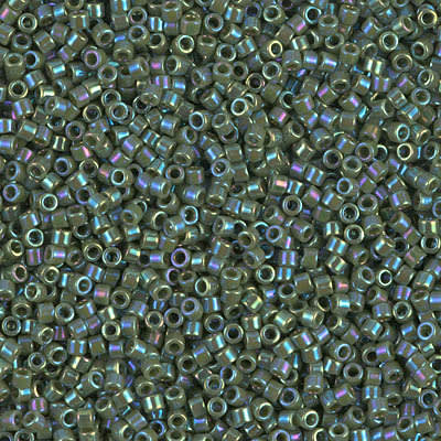 11/0 DELICA X 7.2GR/TB VERDES Y LUMINOUS9