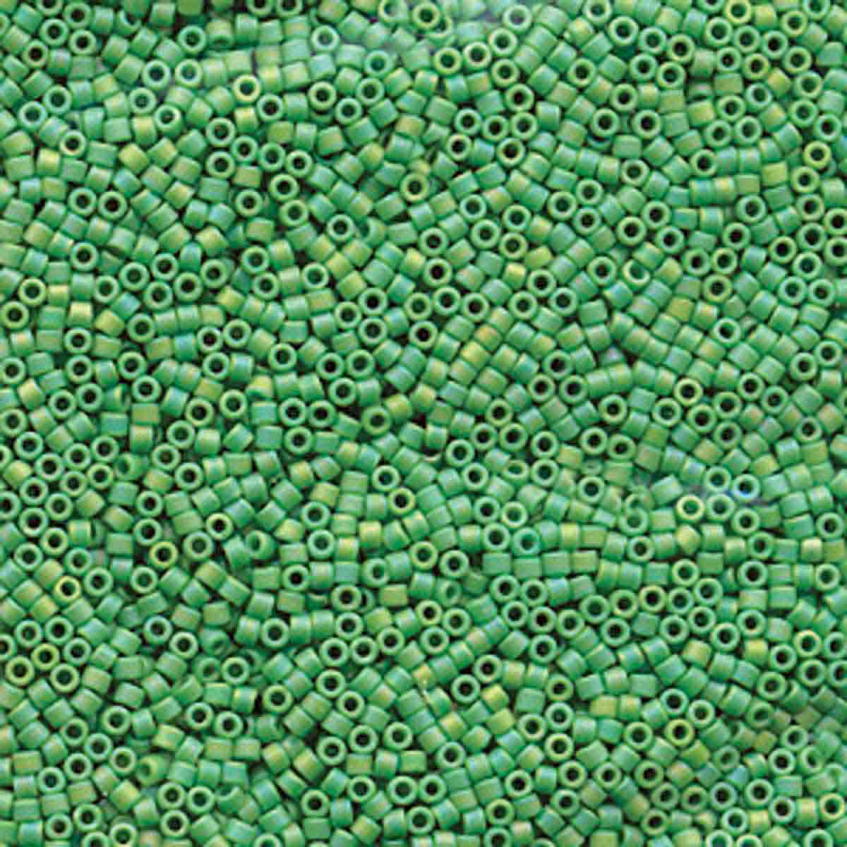 11/0 DELICA X 7.2GR/TB VERDES Y LUMINOUS B34
