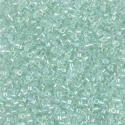 11/0 DELICA X 7.2GR/TB VERDES Y LUMINOUS B4