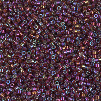 11/0 DELICA 3GR/TB ROJOS Y GUINDAS2