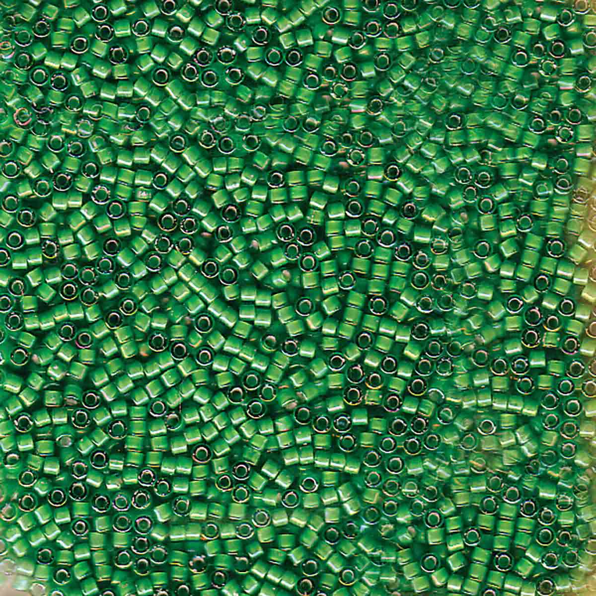 11/0 DELICA X 7.2GR/TB VERDES Y LUMINOUS B32