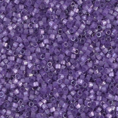 11/0 DELICA X 3GR/TB SILK INSIDE4