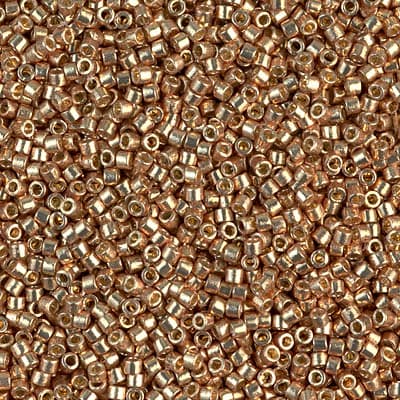 11/0 DELICA X 7.2GR/TB METALICOS BRILLOSOS A28