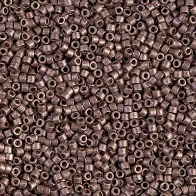 11/0 DELICA X 7.2GR/TB METALICOS MATE A28