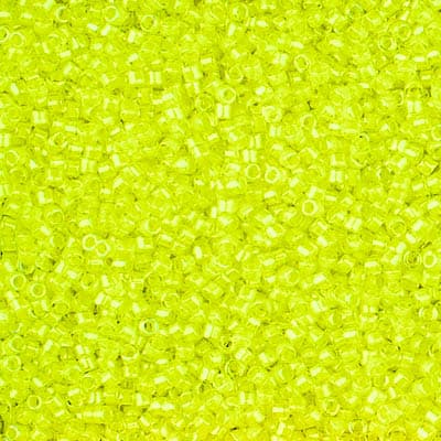 11/0 DELICA X 7.2GR/TB VERDES Y LUMINOUS15