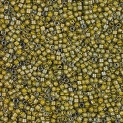 11/0 DELICA X 7.2GR/TB VERDES Y LUMINOUS B15