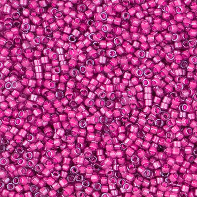 11/0 DELICA X 3GR/TB ROSAS Y FUCSIAS25