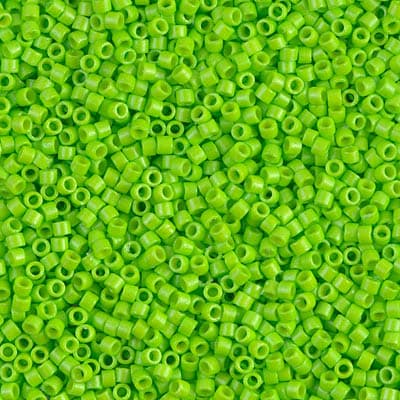 11/0 DELICA X 7.2GR/TB VERDES Y LUMINOUS33