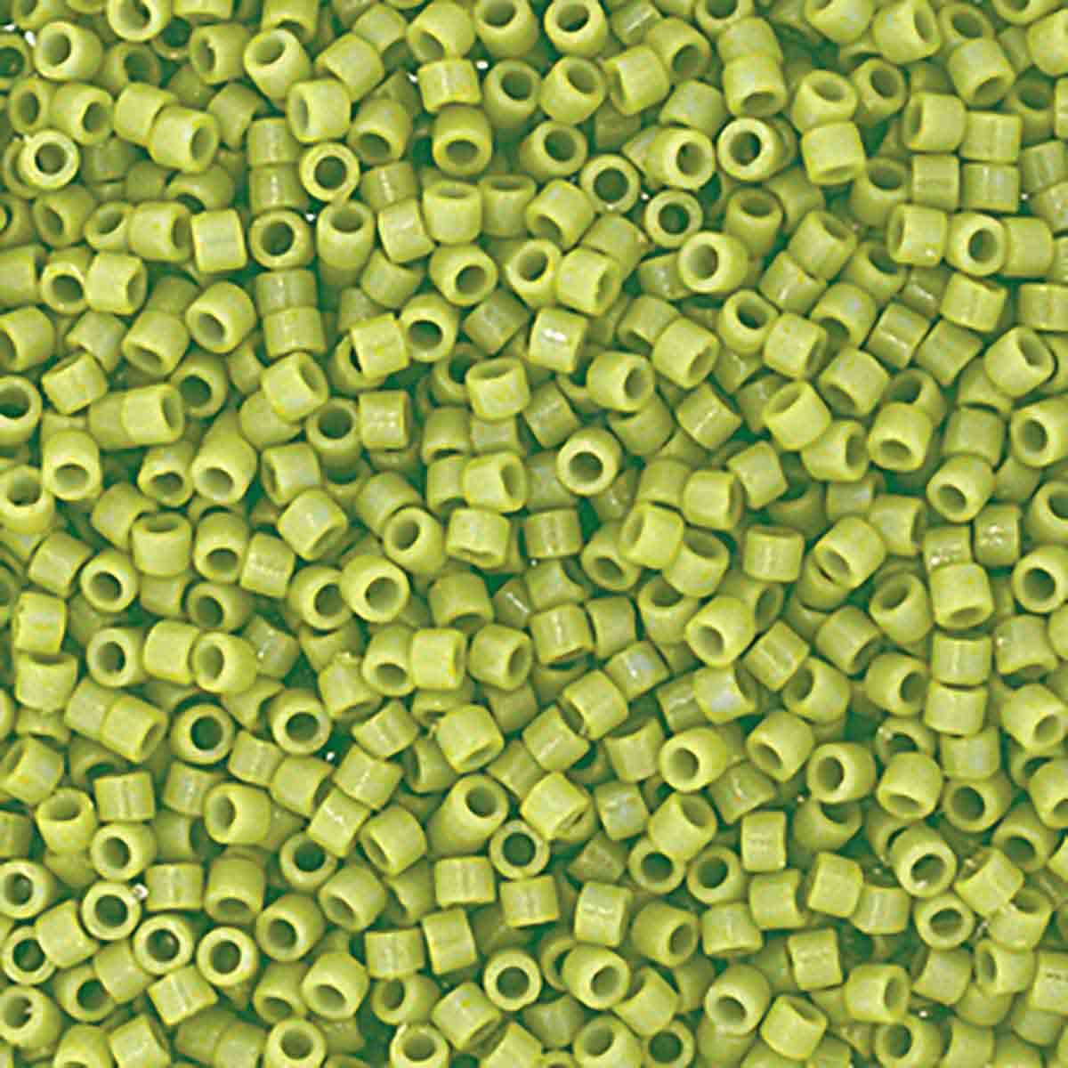 11/0 DELICA X 3GR VERDES Y LUMINOUS 210