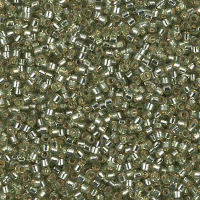 11/0 DELICA X 7.2GR/TB VERDES Y LUMINOUS38