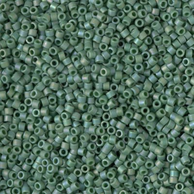 11/0 DELICA X 3GR VERDES Y LUMINOUS37