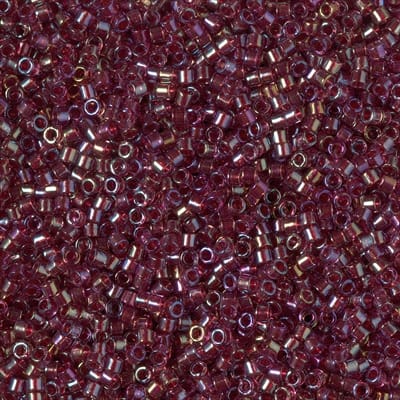 11/0 DELICA X 7.2GR/TB EFECTO IRIS21
